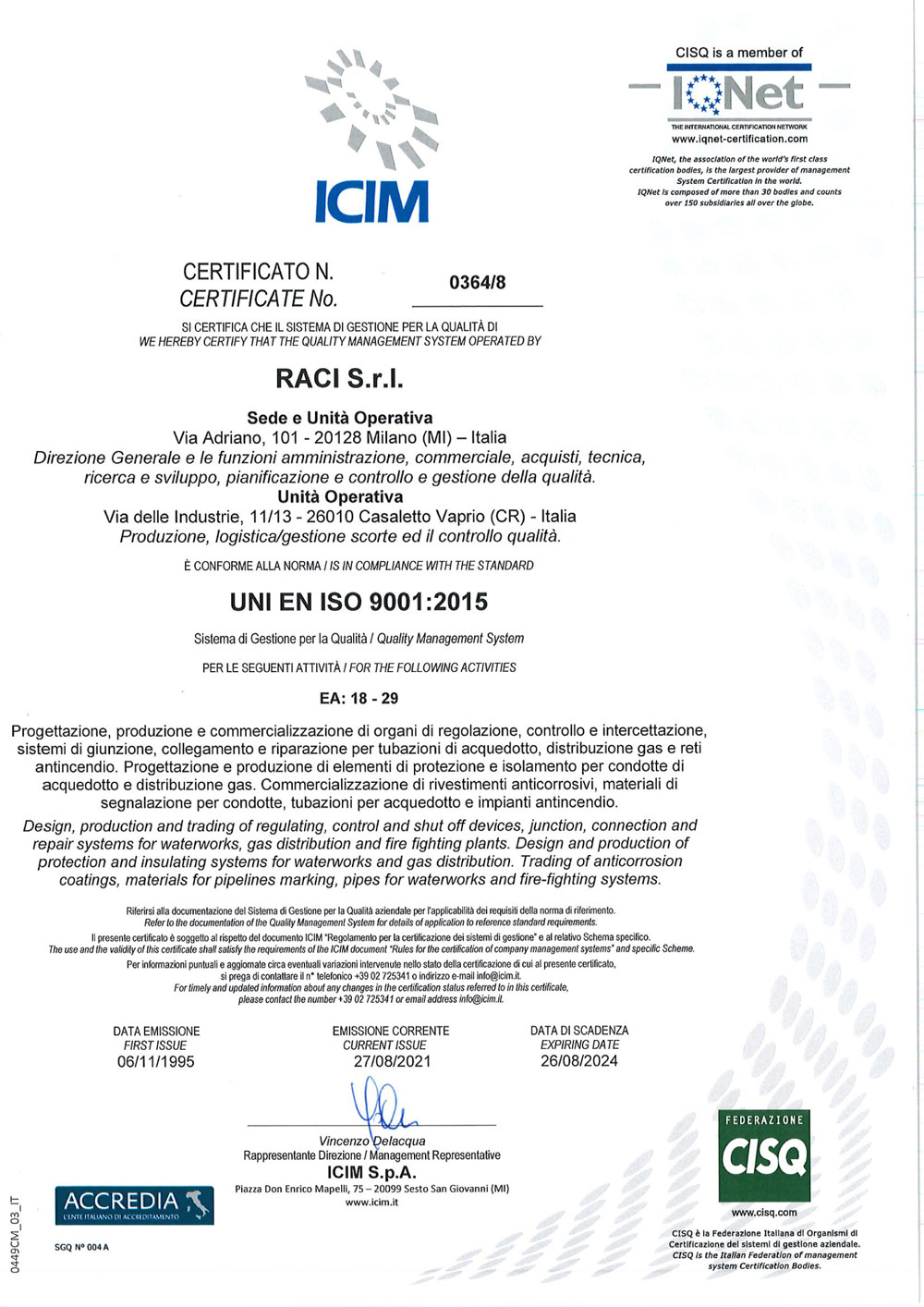 ISO 9001 Cert 364 scad2024
